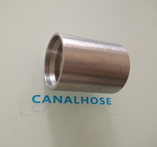 套筒--扣压紧固--适用于高压工况工作压力25bar以上-CANALHOSE®【品牌：CANALHOSE】